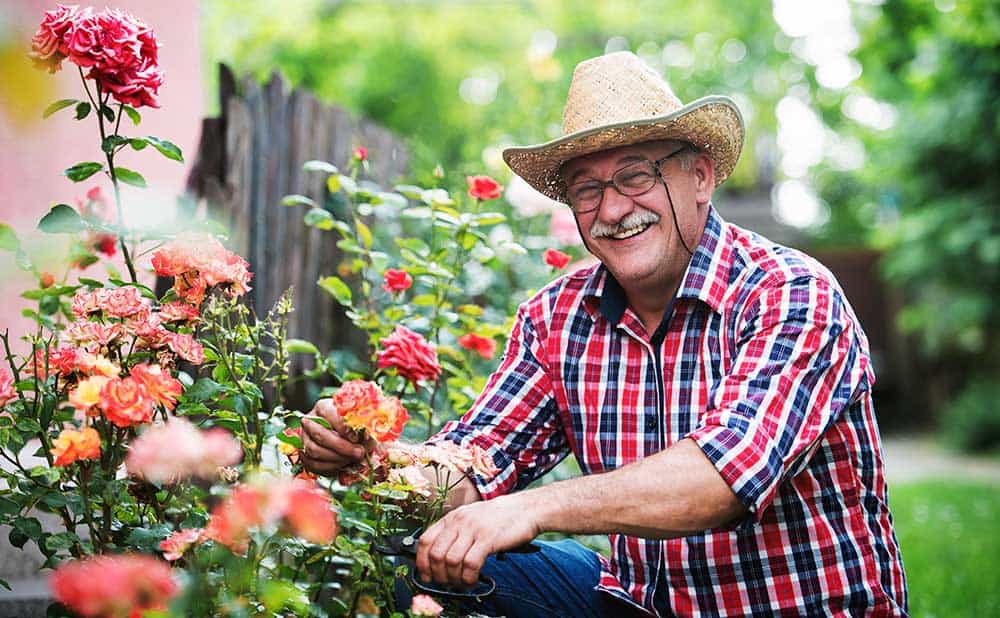 a man gardening - Marion Tooth Extractions